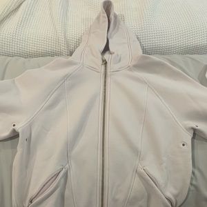 Lululemon Scuba jacket with hood. Blush. Size 4.
